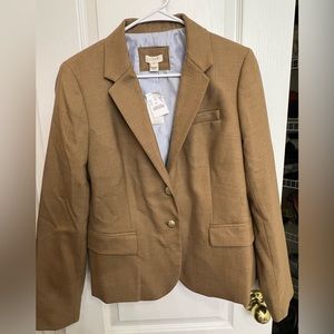 J. Crew Tan Blazer NWT